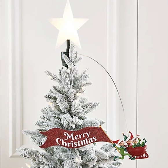 Mr. Christmas Animated Elf Tree Topper*Lights Movement